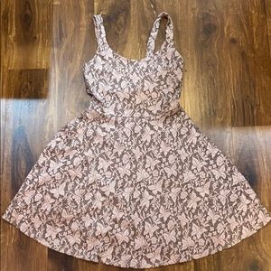 Lace Butterfly Pattern Dress